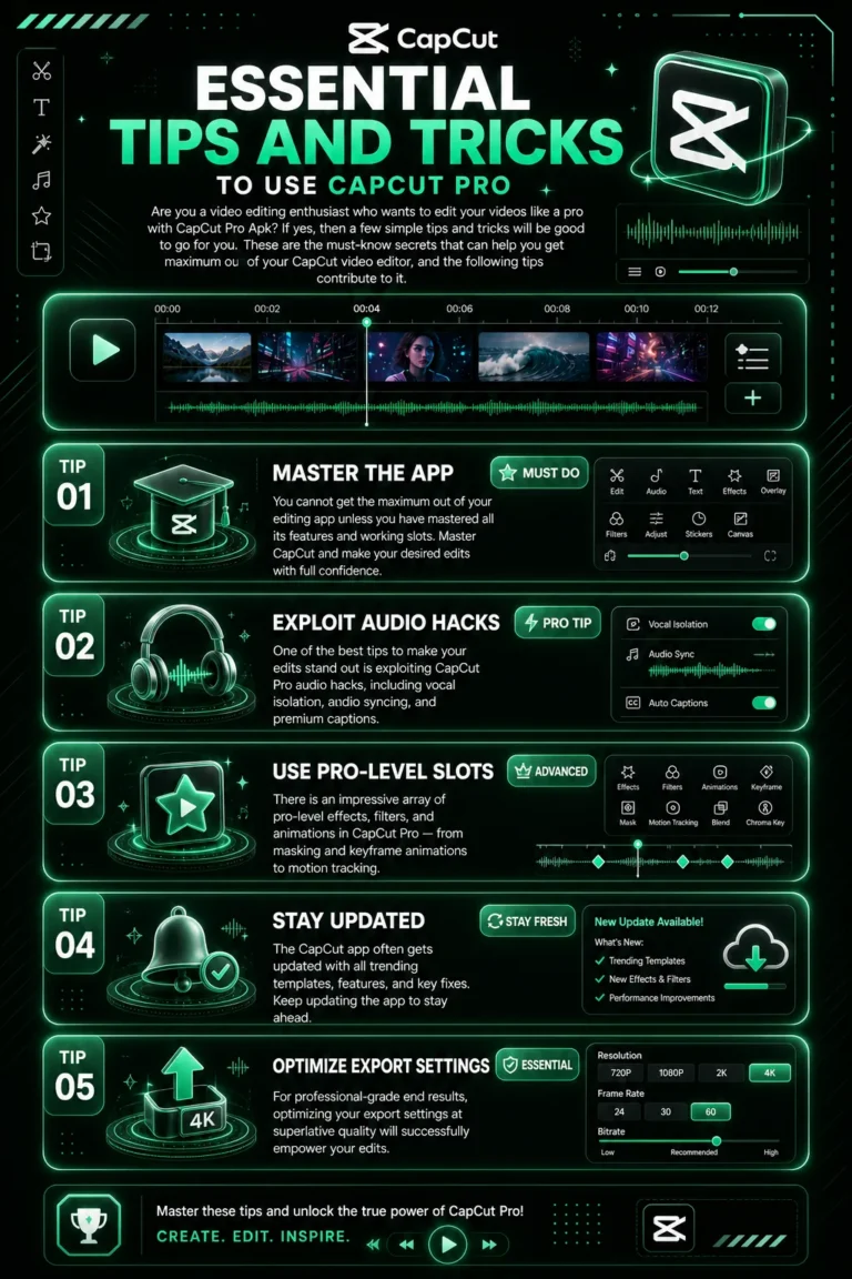 Essential Tips and Tricks Infographic