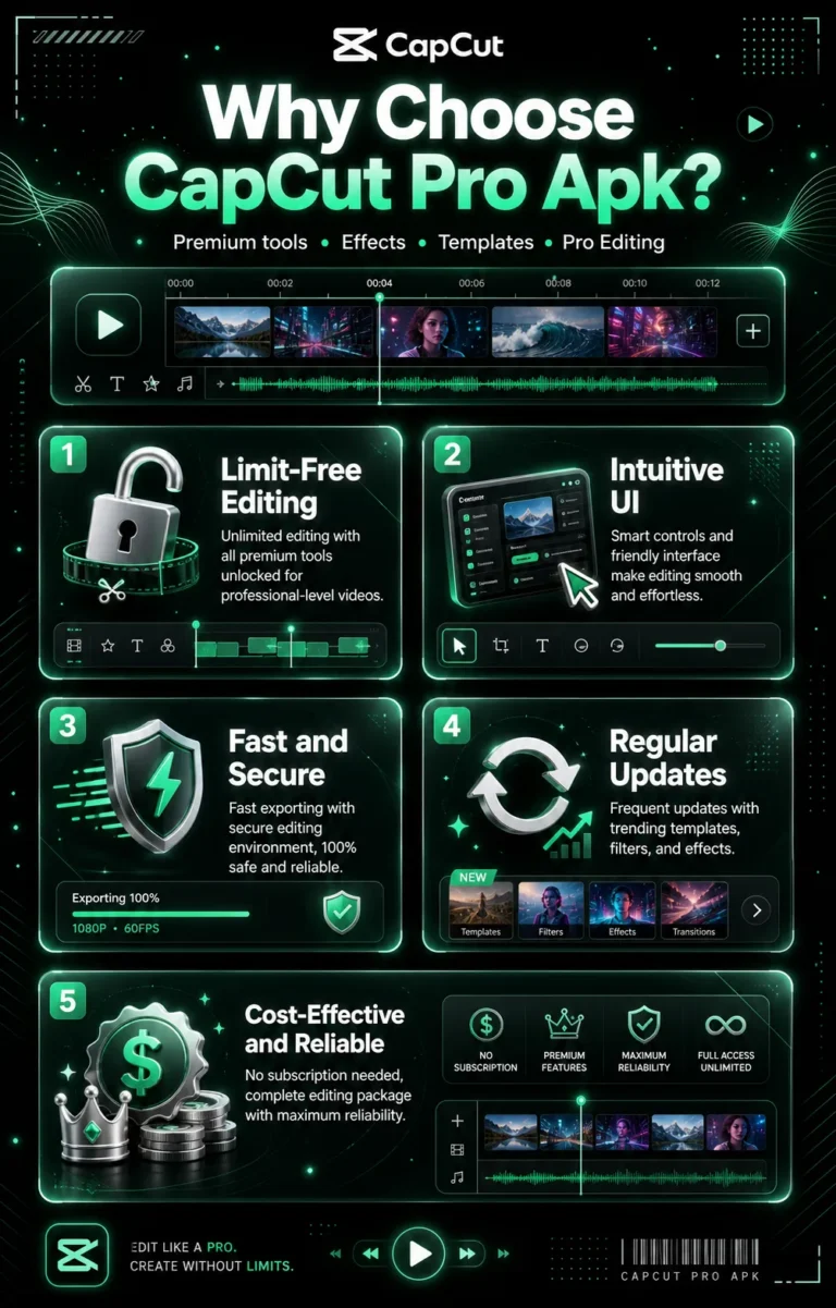 CapCut Pro Infographic